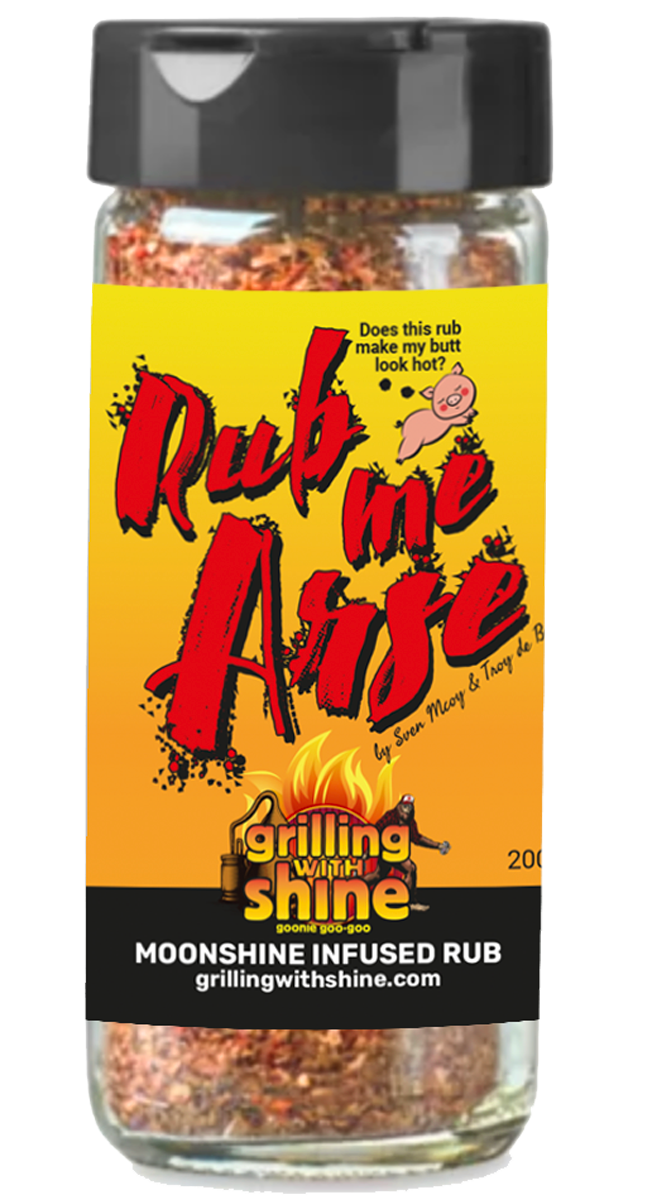 ‘Rub me Arse’ Moonshine Infused Pork and Chicken BBQ Rub