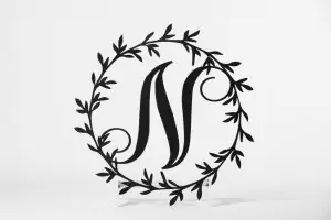 Letter Wreath Monogram