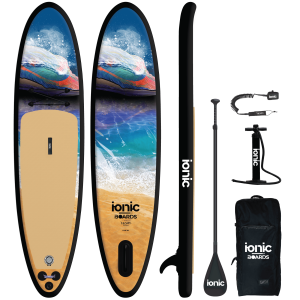 Ionic All Water - Black Wave - 11'0 Inflatable Paddle Board Package