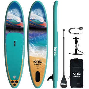Ionic All Water - Teal Wave - 11' Inflatable Paddle Board Package