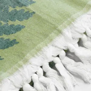 Turkish Cotton Body Towel | Fern in Green